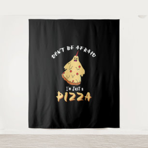Funny Pizza Costume Halloween Party Tapestry