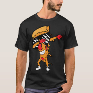 Funny Pizza Dabbing Pepperoni Pizza Slice Dancing T-Shirt