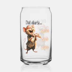 ✨Funny Pizza Diet Mouse Design Can Glass