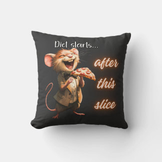 ✨Funny Pizza Diet Mouse Design Cushion