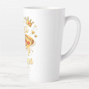 Funny pizza gif Cute Pizza Lover Cooking kitchen Latte Mug