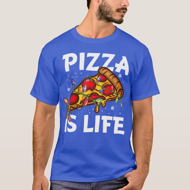 Funny Pizza Gift for Pizza Lovers Boys Girls Pizza T-Shirt (Front)
