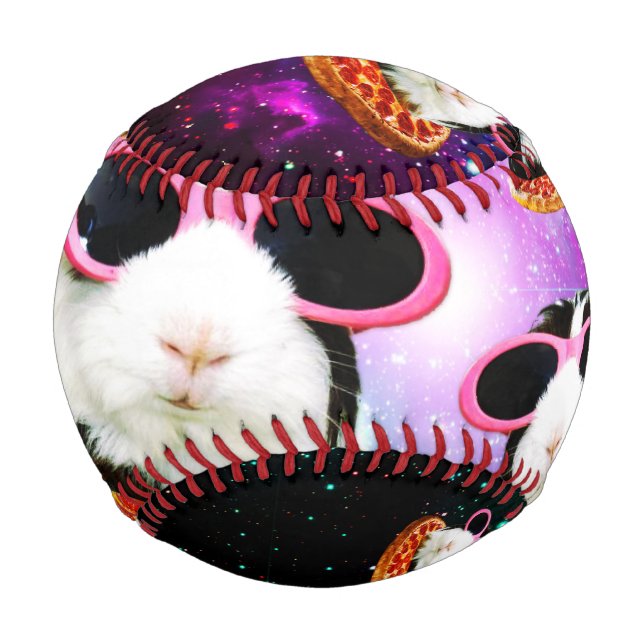 Funny pizza guinea pig baseball (Front)
