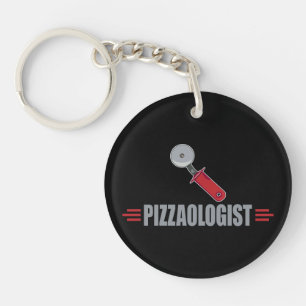Funny Pizza Key Ring