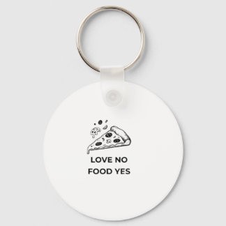 Funny Pizza Lover Key Ring
