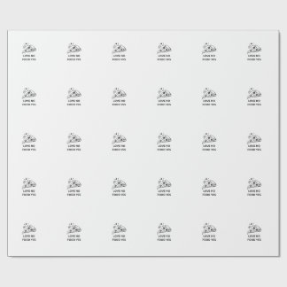 Funny Pizza Lover Wrapping Paper