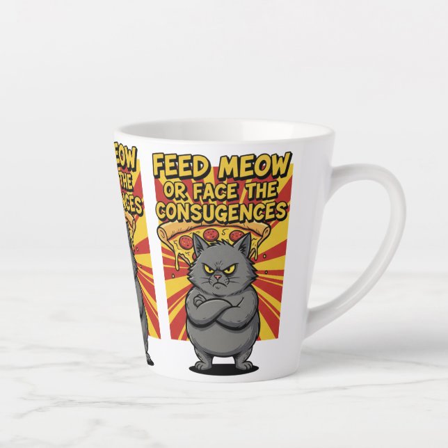 "Funny Pizza Mug – Slice of Happiness for Pizza  (Right)