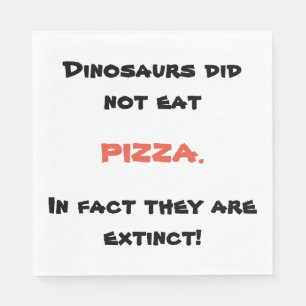 Funny pizza napkins