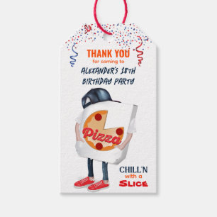 Funny Pizza Party Gift Tags