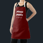 Funny Pizza Pasta Amore Name Red Italy Cooking Apron<br><div class="desc">Funny Pizza Pasta Amore Name Red Cooking Apron. All colours can be changed!</div>