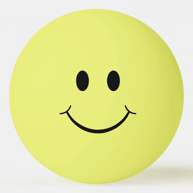 Funny Plain Face Ping Pong Ball (Front)