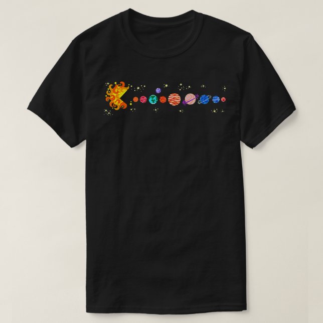 Funny Planet Astronomy Science eacher Science Spac T-Shirt (Design Front)