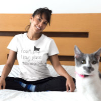 Funny Plans With My Cat Cute Drawing Typography