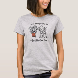 Funny Plant Lover Monstera Enabler Humour T-Shirt