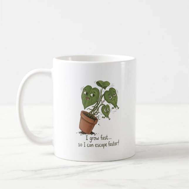 Funny Plant - Mug (Left)