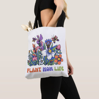 Funny Plant Mum Life Indoor Jungle Plant Lover Tote Bag