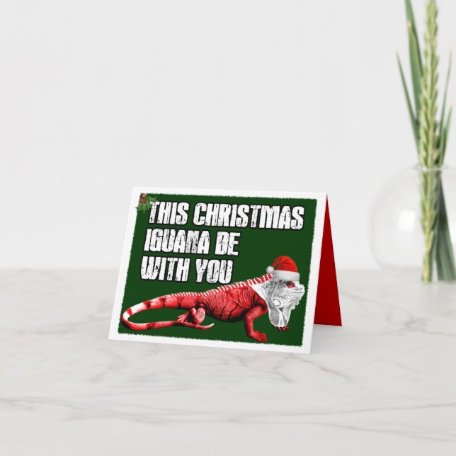 Funny play on words holiday card (Front)