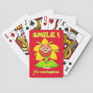 funny playing cards "SMILE"