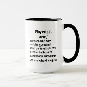 funny Playwright Definition gifts for men women Mug