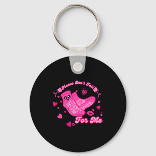 Funny Please Don't Fall For Me Medical Non Slip So Key Ring