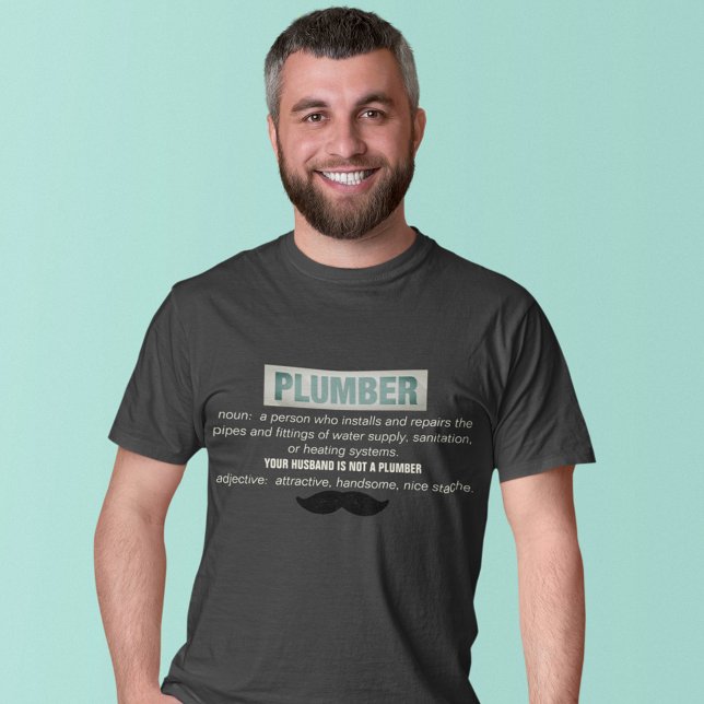 Funny Plumber Definition And Moustache T-Shirt (Creator Uploaded)