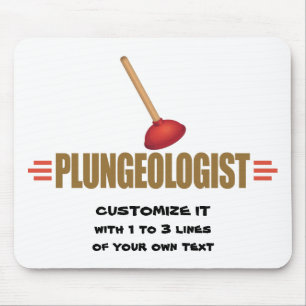 Funny Plumbing Mouse Pad