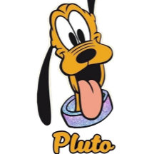 Funny pluto with name