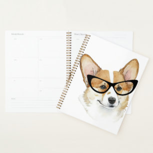 Funny Pmbroke welsh corgi Planner