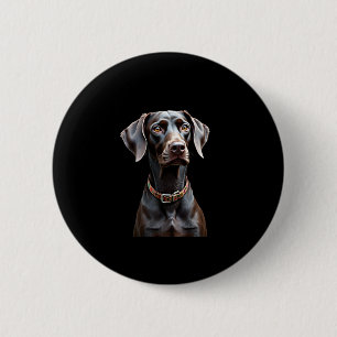 Funny Pointer Shirt Pointer Mom Dad Dog Lover Poin 6 Cm Round Badge