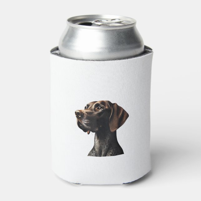 Funny Pointer Shirt Pointer Mum Dad Dog Lover Poin Can Cooler (Can Front)