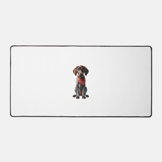 Funny Pointer Shirt Pointer Mum Dad Dog Lover Poin Desk Mat (Front)