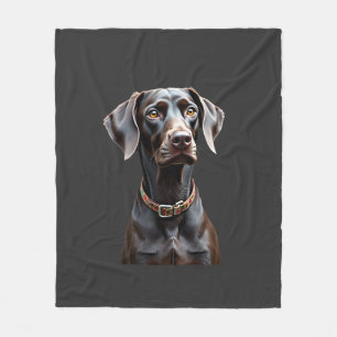 Funny Pointer Shirt Pointer Mum Dad Dog Lover Poin Fleece Blanket