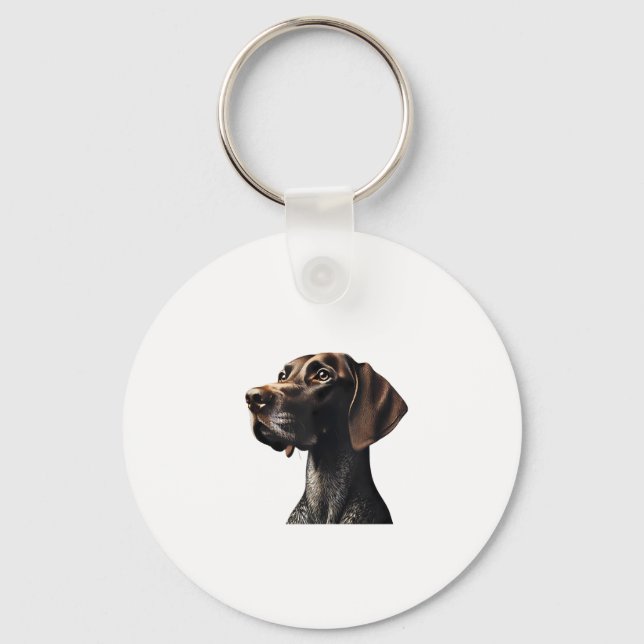 Funny Pointer Shirt Pointer Mum Dad Dog Lover Poin Key Ring (Front)