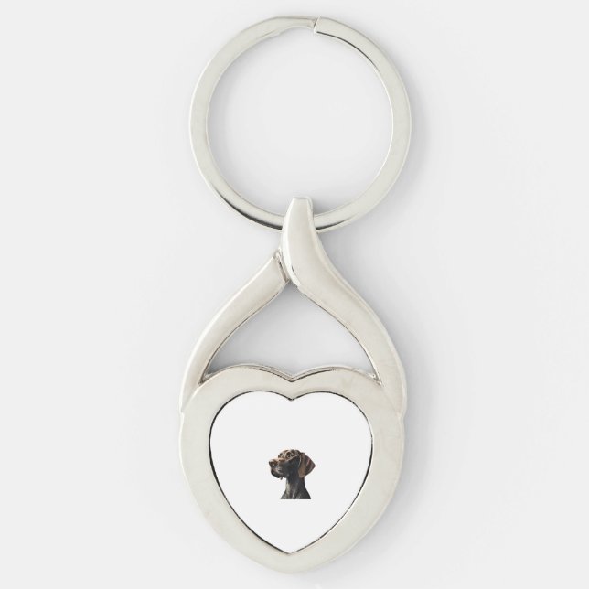 Funny Pointer Shirt Pointer Mum Dad Dog Lover Poin Key Ring (Front)