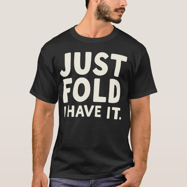 Funny Poker Design Tee (Front)
