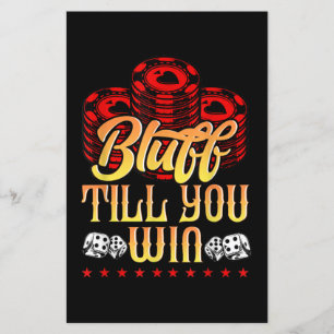 Funny Poker I Love Poker Bluff Till You Win