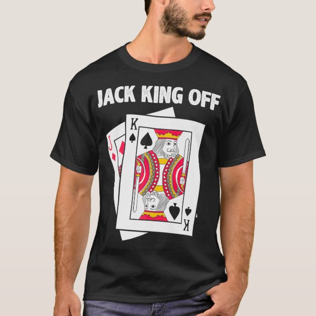 Funny Poker Jack King Off Premium  T-Shirt (Front)