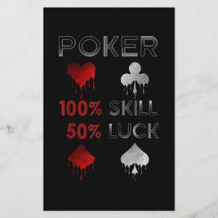 Funny Poker Poker 100% Skill And 50% Luck