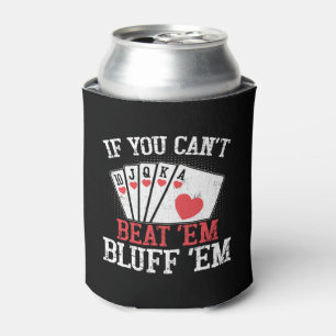 Funny poker word art  can cooler