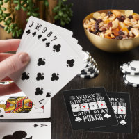 Funny poker work word art