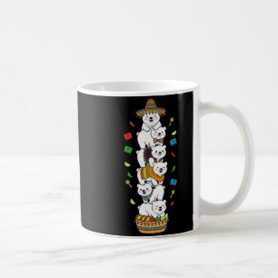 Funny Polar Bear Cinco De Mayo Kids Mens Womens Coffee Mug
