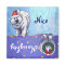 Funny Polar Bear Naughty Nice Holiday Magnet