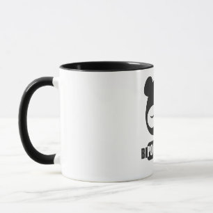 Funny Polar Bear Painting For Animal Lover Mug