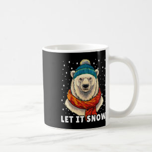 Funny Polar Bear Tee Winter Christmas Ice Bear Let Coffee Mug