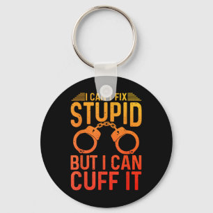 Funny Police Art For Men Women Policeman Cop Polic Key Ring