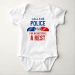 Funny Police Baby Clothes Baby Bodysuit<br><div class="desc">Funny Police Baby Clothes</div>