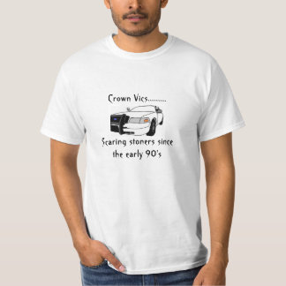 Funny police car shirt
