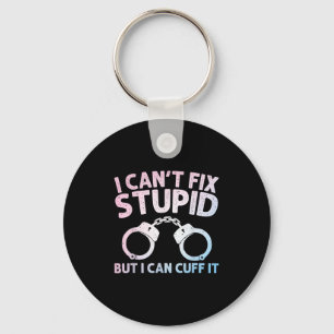 Funny Police Officer Art For Men Women Policeman C Key Ring