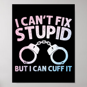 Funny Police Officer Art For Men Women Policeman C Poster