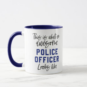 Funny Police Officer Awesome Police Dad Mom Gifts Mug